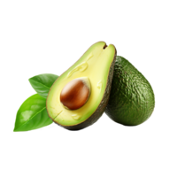 ai gegenereerd vers avocado PNG geïsoleerd Aan transparant achtergrond