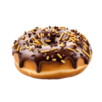 AI generated Donut png isolated on transparent background