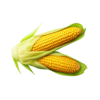 AI generated Corn png isolated on transparent background