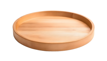 AI generated Wooden tray FREE PNG