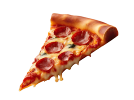 ai generato fetta di Pizza peperoni gratuito png