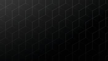 hexagonal black background modern design vector