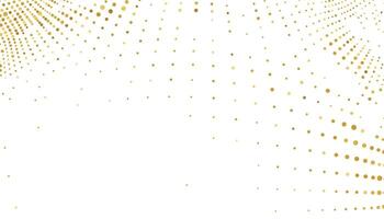 luxurious golden particle stipple abstract background in halftone style vector