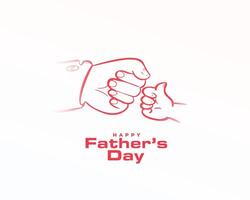 father's day event background celebrate the special bond of dad and son vector