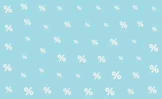 percentage icons pattern background for finance and accounting vector
