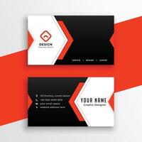 professional company business card modern design vector