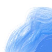 abstrakt blå borsta hörn png
