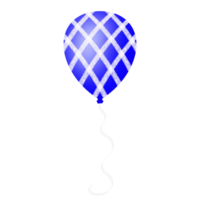 fiesta de cumpleaños con globos azules png