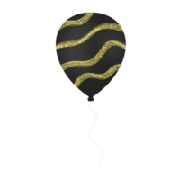 zwart partij ballonnen png