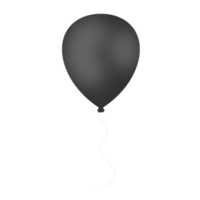 negro fiesta globos png