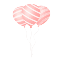 Ballons Geburtstagsfeier png