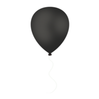 svart fest ballonger png