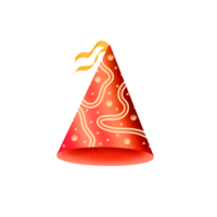 chapéu de festa vermelho png