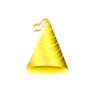 Yellow Party Hat png