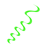 Green Ribbon Shape png