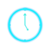 fünf Uhr Neon- png