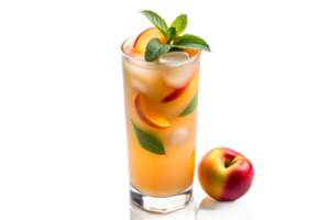 AI generated Peach Lemonade Juice png