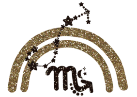 glitter zodiaken regnbågar. zodiaken tecken png