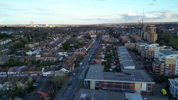 alto ángulo imágenes de más hermosa central watford ciudad de Inglaterra Reino Unido. marzo tercero, 2024 video