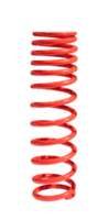 Red rear shock absorber spring png