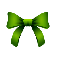 Dark Green Bow Free Png