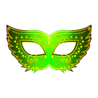 vert masque de jungle gratuit png