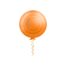 Realistic Blue Balloon png