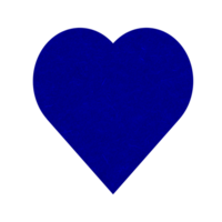 azul corazón textura png