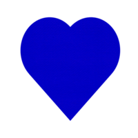 azul corazón textura png