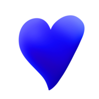 Glossy Heart Paint png