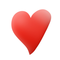 Glossy Heart Paint png