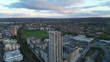 hoog hoek beeldmateriaal van meest mooi centraal watford stad van Engeland uk. maart 3e, 2024 video