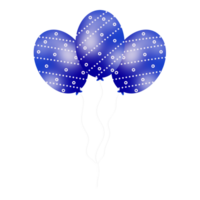 realistisch Blau Luftballons png