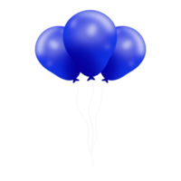 Realistic Blue Balloons png