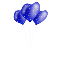 réaliste bleu des ballons png