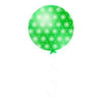 realista verde balão png