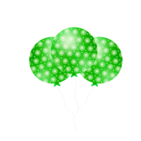 Realistic Green Balloons png