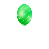 Realistic Green Balloon png