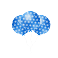 realistisch Blau Luftballons png