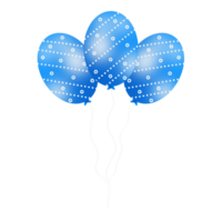 realistisch Blau Luftballons png