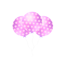 realistisk rosa ballonger png