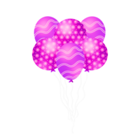 Realistic Purple Balloons png