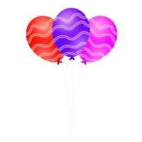 réaliste fête des ballons png