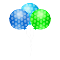 Realistic Party Balloons png