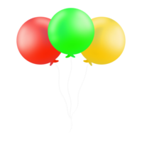 réaliste fête des ballons png