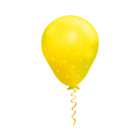 réaliste Jaune ballon png