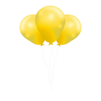 realistisch geel ballonnen png