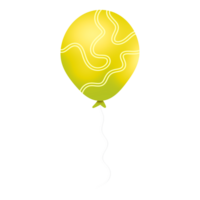 realistisch Gelb Ballon png