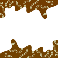 Abstract Wavy Frame Border png