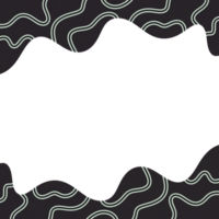 Abstract Wavy Frame Border png